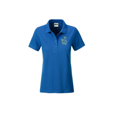 Damen Poloshirt (blau)