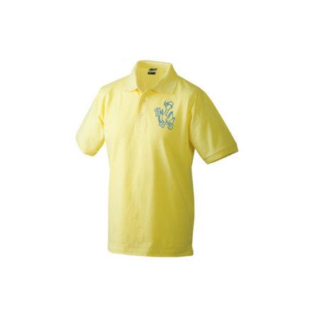 Kinder Poloshirt (gelb)