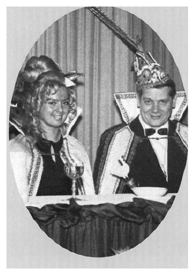 Prinzenpaar 1971: Herbert I. und Sigi I. Wagner