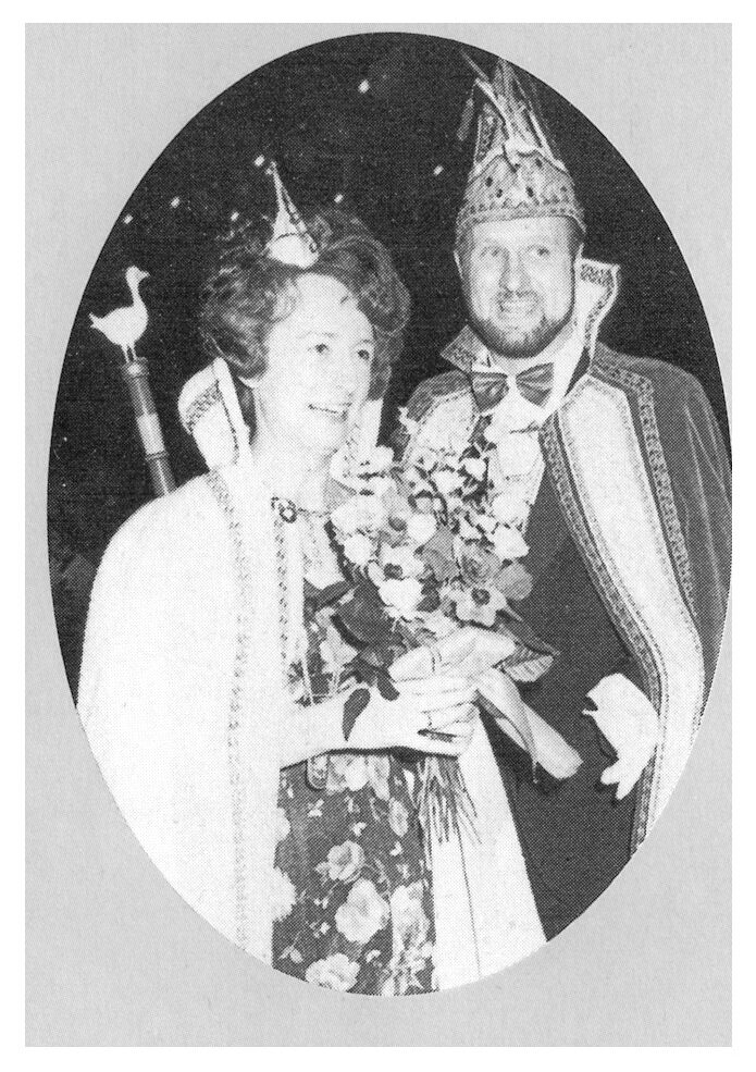 Prinzenpaar 1976: Horst I. und Rosi I. Blechschmidt