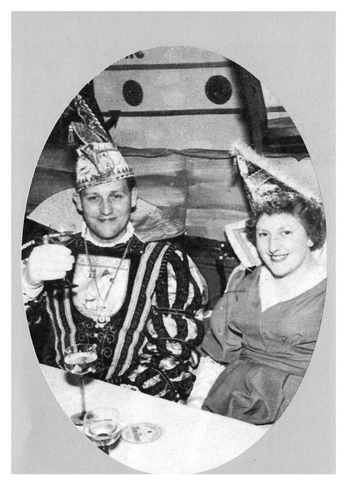 Prinzenpaar 1955: Josef I. und Marlene I. Stecher