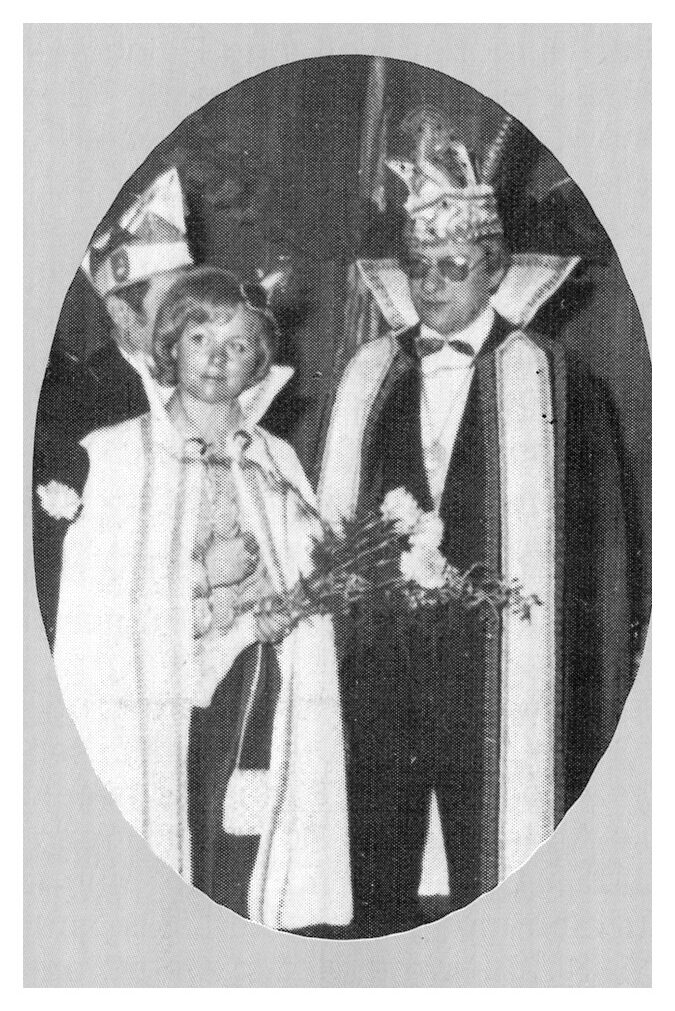 Prinzenpaar 1974: Jo(sef) I und Uschi I Grieger