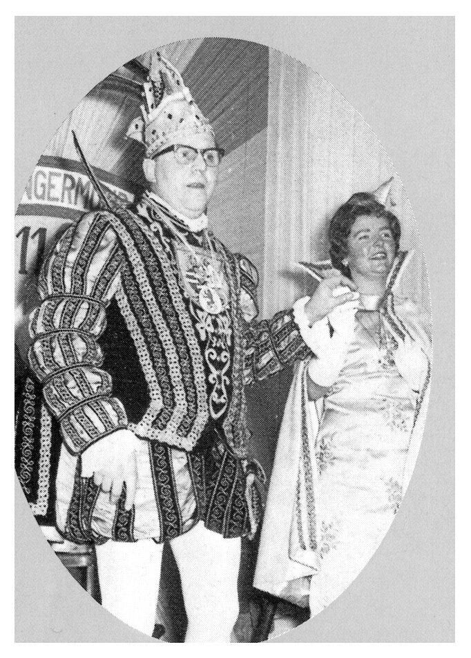 Prinzenpaar 1965: Theo II. Holtschneider und Marga I. Terhardt