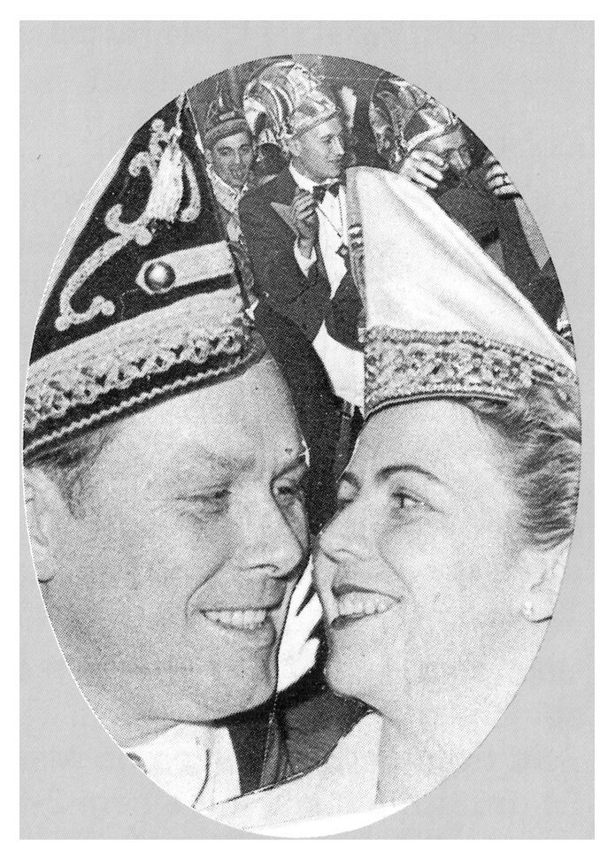 Prinzenpaar 1958: Werner I. und Käthe I. Hollmann