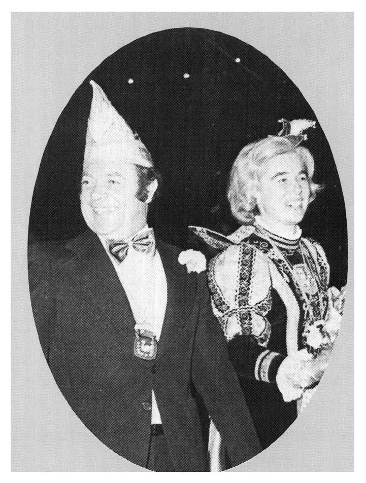 Prinzenpaar 1969: Willi III. und Irmgard I. Maaßen