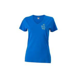 Damen T-Shirt (blau)